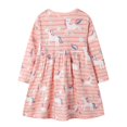 thumbnail image 2 of Vestido Hongshilian de punto de algodón para niñas pequeñas, casual, de 2 a 3 años, 2 of 7