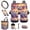 Horse Seaside Pink, variant on Jeiento Horse 12 PCS Car Accessories, Universal Auto Seat Covers Steering Wheel Cover Seatbelt Strap Pad Seaside Trash Can Mount Storage Pocket Cup Holders Keychain Fit for SUV Van Sedan Truck Pink