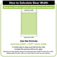 thumbnail image 7 of Homacer 5-in-1 Design 20'' W x 80'' H x 1-3/8'' D Solid Wood Barn Door, Finished and Unassembled, with Pre-drilled Holes for Easy Assemble and Pre-routed Groove, Interior Only (Tinsmith Gray), 7 of 7