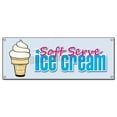 thumbnail image 1 of Soft Serve Vanilla ICE Cream Banner Sign Signs Shop, 1 of 4