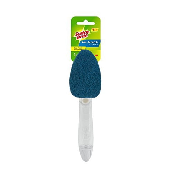 Scotch-Brite Non-Scratch Dishwand Kitchen Scrubber - Safe for Non-Stick Cookware - 4 Pack