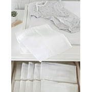 Gerber Baby Neutral White Cotton Flatfold Birdseye Diaper, 10-Pack, One Size