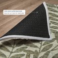 thumbnail image 6 of Addison Rugs Dream Shag Premium Machine Washable Transitional Tropical, Leaves, Botanical Green Rectangle Rug, 8' x 10', 6 of 8