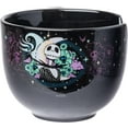 thumbnail image 3 of Silver Buffalo Disney Nightmare Before Christmas Starry Night Jack Skellington Ceramic Ramen Noodle Rice Bowl with Chopsticks, Microwave Safe, 20 Ounces, 3 of 8