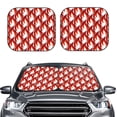 thumbnail image 2 of Fotbe Fire Symbols 2-Piece Car Windshield Sun Shade | Sun Blocker for Car Windshield | Foldable Automotive Interior Accessories for Sun Protection-Medium, 2 of 7