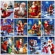 thumbnail image 2 of GATYZTORY-pintura de diamantes con marco de Papá Noel, mosaico de diamantes para adultos y niños, regalo, arte de pared, decoración de artesanía para Navidad, 2 of 4