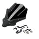 thumbnail image 1 of Cubierta de parabrisas de motocicleta Colamx Deflector de viento delantero negro, 1 of 8