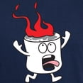 thumbnail image 3 of CafePress - Flaming Marshmallow T Shirt - Men's Classic Graphic Cotton T-Shirt, 3 of 4