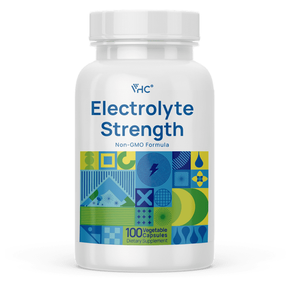 VHC Electrolyte Capsules, Maximum Strength Salt Pills Supplement for Running Endurance Sports Nutrition Electrolytes Pills