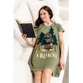 thumbnail image 5 of LazyOne Women's Nightgown, Funny V-Neck Sleep Shirt for Women (I Believe Bigfoot, S/M), 5 of 6