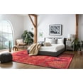 thumbnail image 3 of SAFAVIEH Heritage Kynaston Floral Wool Area Rug, Red/Multi, 8' x 8' Square, 3 of 7