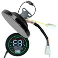 thumbnail image 4 of BIBABLYKE Universal Electric Scooters LED Speedometer Dashboard Motorcycle Digital Instrument Cluster Display for 48V 60V 72V, 4 of 8
