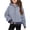 Dark Gray, variant on vdgthytj Girls Zip up Hoodies Kids Casual Long Sleeve Hooded Sweatshirt Fall Jacket with Thumb Hole 5-14 Years