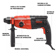 thumbnail image 2 of Rotomartillo electroneumático Pro920 800W de potencia 110V, Negro y Rojo, 2 of 5