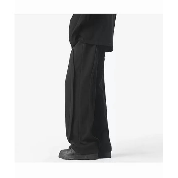 Men's Loose Casual Stretch Black Pants