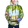 thumbnail image 5 of Lsque Pikmin Patten Youth Hoodie Sweatshirt Pullover with Kangaroo Pocket Boys and Girls Hoodie Warm Hoodie for Kids, 5 of 8