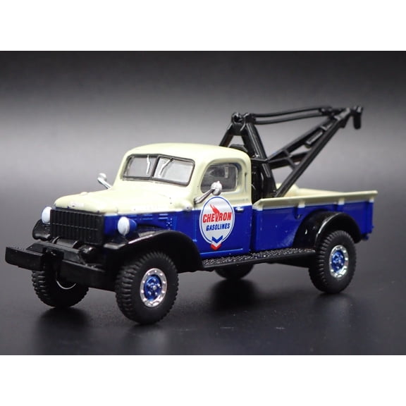 Open Box 1948 48 DODGE POWER WAGON TOW TRUCK WRECKER CHEVRON 1:64 SCALE DIECAST MODEL CAR