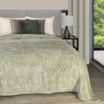 thumbnail image 4 of Cobertor Ligero Matrimonial Elefantito Ocaso Color Verde Premium Jacquard 3D, 4 of 7