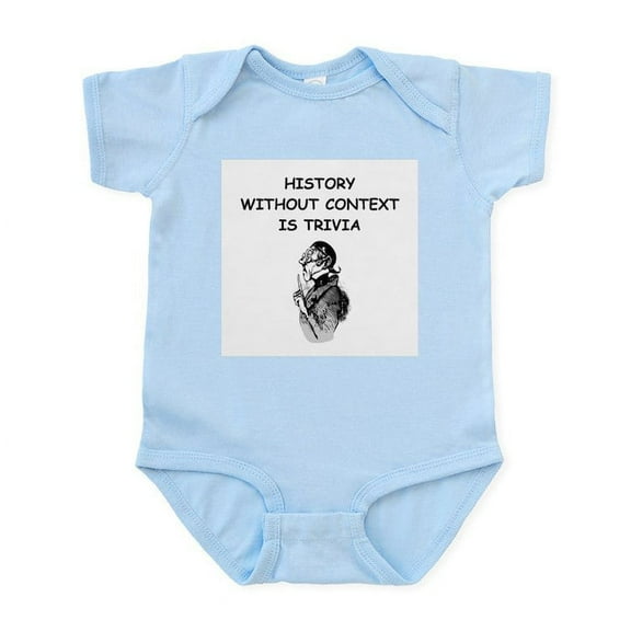 CafePress - History Body Suit - Baby Light Bodysuit, Size Newborn - 24 Months