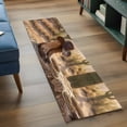 thumbnail image 4 of Cowboy Western 2'x6' Runner Rug, Cowboy Hats Boots Desert Cacti Vintage Washable Non-Slip Area Rugs for Hallway Kitchen Floor Bedroom Entryway, StainResistant Laundry Carpet Decoration Indoor Mat, 4 of 9