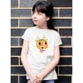 thumbnail image 2 of Musical Deer T-Shirt Juniors -Image by Shutterstock,  Small, 2 of 4