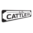 thumbnail image 3 of Cattle Company Novelty Sign, Metal Wall Decor - 4x18 inches, 3 of 4