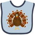 thumbnail image 3 of Inktastic Thanksgiving Craft Paper Football Turkey Boys or Girls Baby Bib, 3 of 4