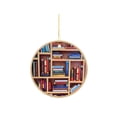thumbnail image 2 of Adorno de globo de lectura acrílico para amantes de los libros de Hengsof, decoración de amor y libros, regalos para bibliotecarios, fiestas de Navidad, Año Nuevo, decoraciones para árboles de, 2 of 8