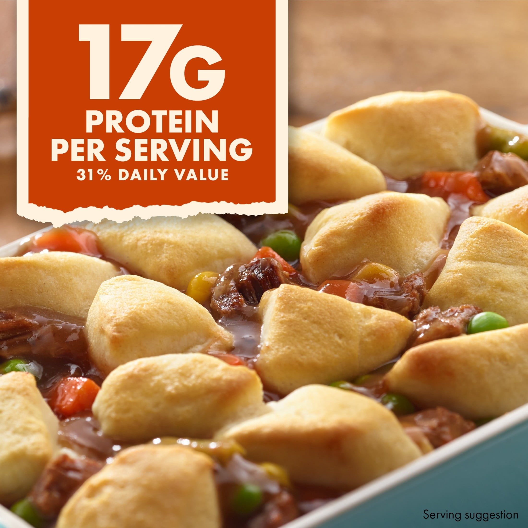 HORMEL SQUARE TABLE Slow Simmered Beef Tips and Gravy, Beef Shoulder Cuts,  Refrigerated, 15 oz Plastic Microwaveable Tray