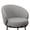 Mid Gray- Fabric, variant on MultiHaven 26.7" Upholstered Swivel Bar Stool Set of 2 with Back,Modern Counter Height Chair for Kitchen Island - Brown PU Leather