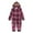 Red-Kids, variant on Odeerbi Christmas Onesie Pajamas for Family Holiday Sleep Jumpsuit Long Sleeve Family Christmas Pajamas Matching Sets Mom Fashion Lattice Print Plush Jumpsuit Sleepwear PJs Set Red