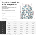 thumbnail image 5 of Lsque Flower Leaves UPF 50+ Lightweight Sun Protection Men's Women's Long Sleeve Shirt, Hoodie Performance -Large, 5 of 9