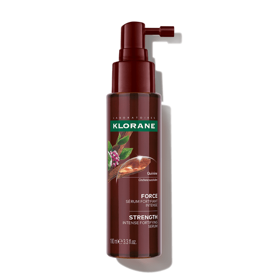 Klorane Intense Strengthening Serum with Quinine - Natural Alternative for Hair Thinning - Support Thicker, Stronger, Healthier Hair, 3.3 fl oz