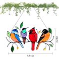 thumbnail image 2 of Multi-Color Birds On Wires, Ornaments Hanging From Acrylic, 2 of 3