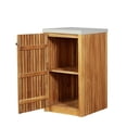 thumbnail image 4 of Crafters and Weavers Eclipse Outdoor Solid Teak Wood Cabinet in Natural, 4 of 5