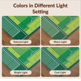 thumbnail image 7 of Design&I 8'x10' Washable Area Rug Extra Large Skid-Resistant Low Profile Net Grid Door Center Markings Striped Bold Soccer Field Goal Playful Expressive for Living Room, Family, 7 of 7