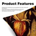 thumbnail image 2 of Thanksgiving corn Set of 2 - Chair Pillow Covers with Unique Patterns - Throw Pillow Inserts Included, Available in 16x16, 18x18, 20x20 Inches - Ideal for Home Decor,and Gifts, 2 of 6