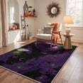 thumbnail image 5 of GENIMO 5'x7' Halloween Area Rug for Living Room, Washable Non Slip Soft Boho Celestial Indoor Rug for Bedroom Dining Room Home Office, Nebula Purple, 5 of 6