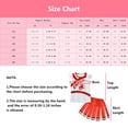 thumbnail image 4 of Girls Cheerleading Costume Outfit Sleeveless Tops with Skirt Fancy-Dress, 4 of 7