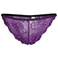thumbnail image 2 of Braguitas de encaje de para mujer, ropa interior hipster, ropa interior M púrpura Colcomx Braguitas de encaje de bikini para mujer, 2 of 8