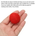 thumbnail image 4 of Wool Felt Balls Beads Woolen Fabric 3cm 30mm Red for Home Crafts 10Pcs, 4 of 5