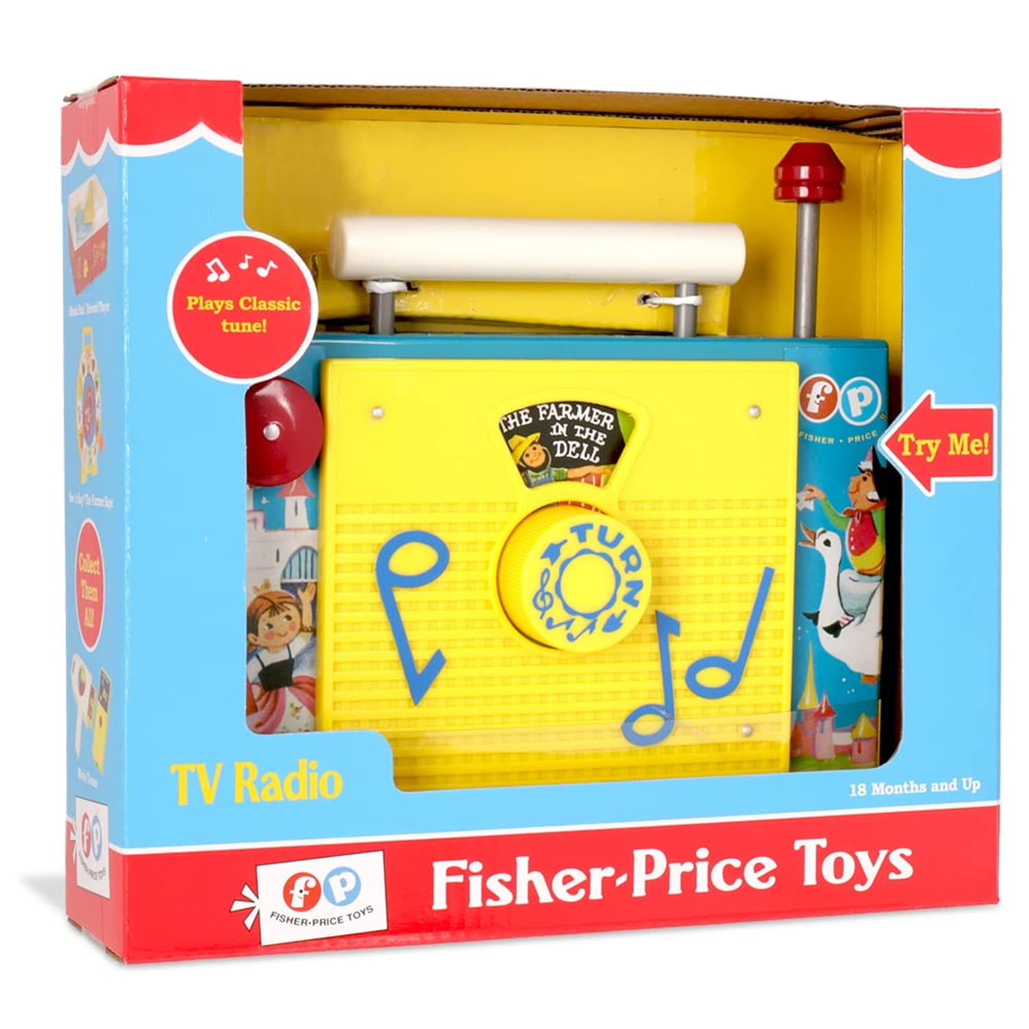 Fisher-Price Classics TV/Radio for Toddlers Age 3 Years+