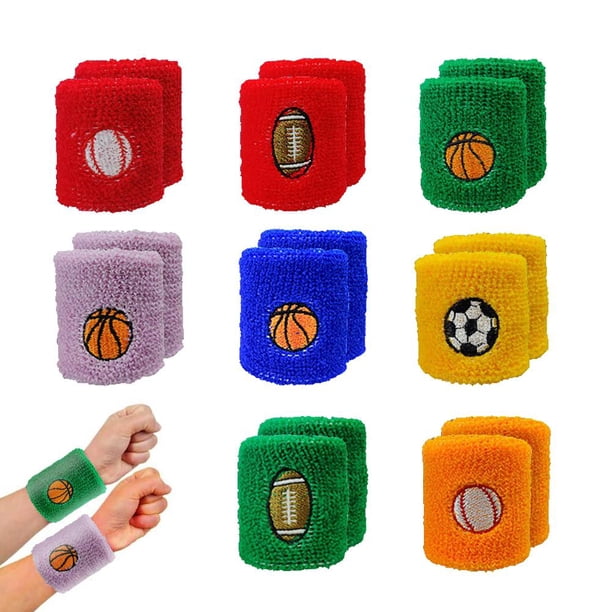 Pulseras Para Deportes Al Aire Libre, Pulseras Multiusos Para Niños, Pulseras Transpirables Para Fútbol, Baloncesto, Correr, Deportes Atléticos 16 Paquetes Moyic OD013665-00