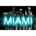 thumbnail image 3 of Carr, Hailey 24x17 Black Modern Framed Museum Art Print Titled - Neon Miami AB, 3 of 5