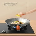 thumbnail image 6 of Wok Pans with Lid, Large Titanium Alloy Skillet, No Chemical Coated Induction Cooking Fry Woks, Comfort Grip, Durable and Scratch Resistant, for Induction, Electric (A 32cm), 6 of 7
