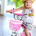 thumbnail image 3 of Timbre de bicicleta de latón con forma de mariquita de plástico para niños, regalo (rosa), 3 of 6
