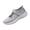 Gray,#011, variant on Women Nurse Platform Air Cushion Walking Sneakers Breathable Mesh Orthopedic Diabetic Wedge Slip Ons Mary Jane Toning Rocker Work Shoes,36