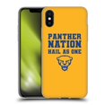 thumbnail image 1 of Head Case Designs Officially Licensed University Of Pittsburgh University of Pittsburgh Art Panther Nation Soft Gel Case Compatible with Apple iPhone X / iPhone XS, 1 of 7