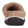 thumbnail image 3 of Men's isotoner Lewis Recycled Fleece Lining Memory Foam Clog Slippers Color: Buckskin Size: LARGE, 3 of 4