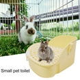 thumbnail image 4 of Rabbit Litter Box Bunny Toilet Triangle Potty Trainer Corner Large Bedding Box Pet Pan for Rabbits Chinchillas Ferrets Guinea Pigs Galesaurs, 4 of 7